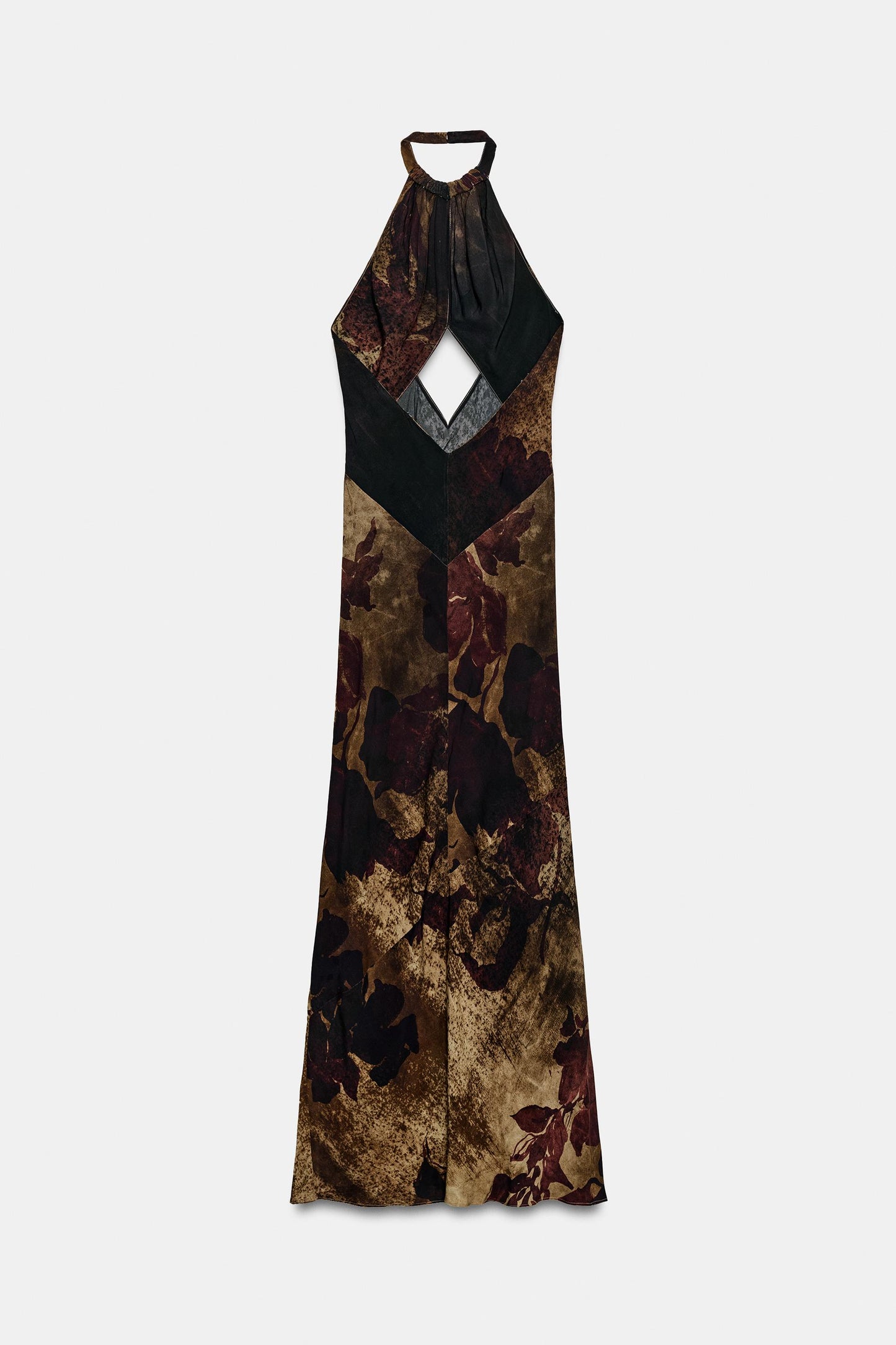 Robe Imprimée À Col Halter
